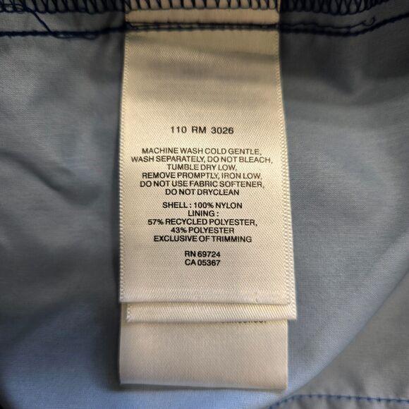 Columbia Mens Blue Navy Long Sleeve Full Zip Windbreaker Jacket Size M Pockets - Picture 7 of 7